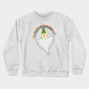 this is me as baby Crewneck Sweatshirt